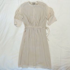 Chiffon Drawstring Waist Dress